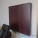 Mahogany Enclosed Egan Whiteboard 48" x 48"